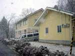 冬景色に似合うスウェーデン住宅