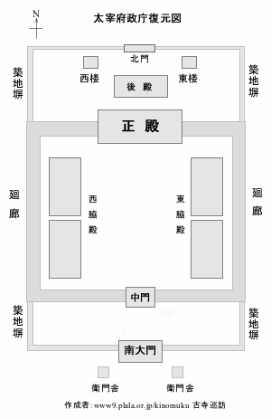 太宰府政庁復元図