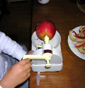 多分りんごの皮むき機-